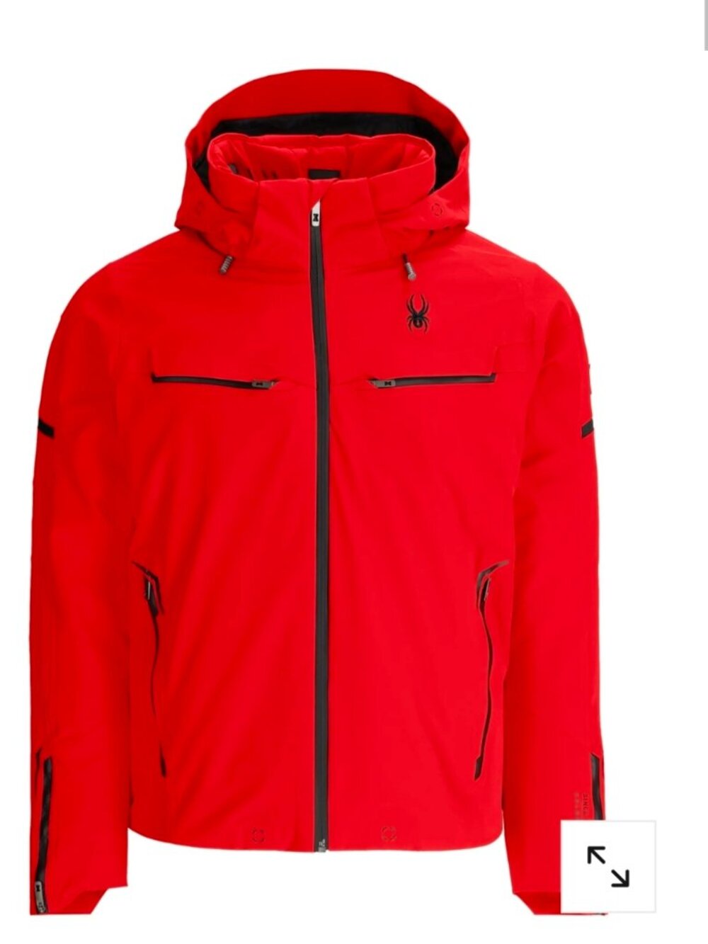 Men's Monterosa jacket -spider Red